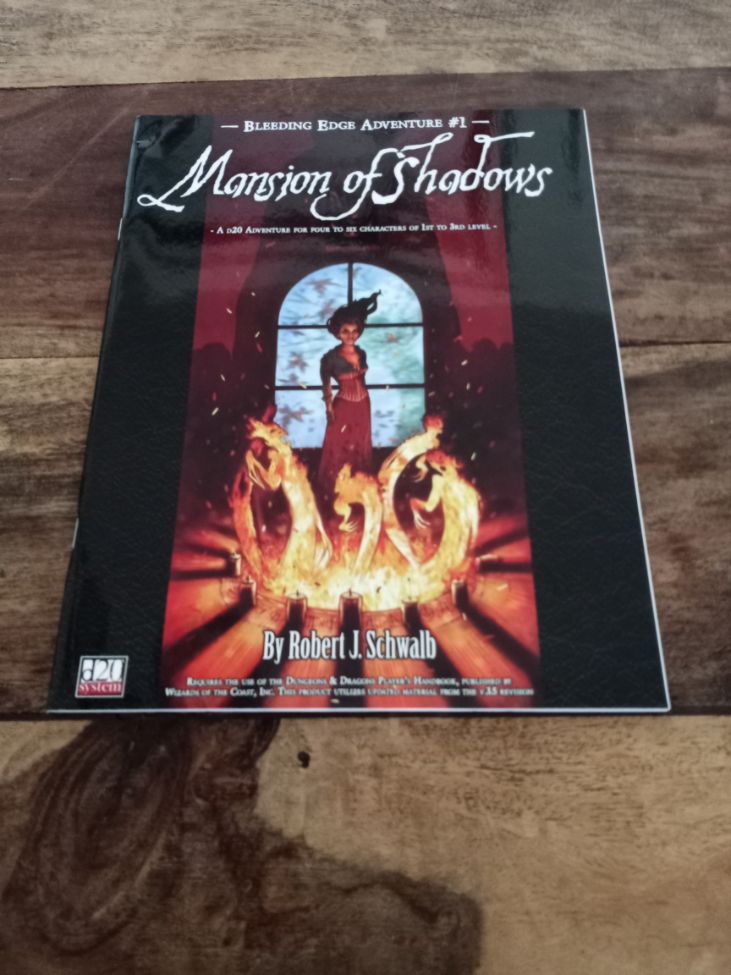 Mansion of Shadows d20 GRR3401 Green Ronin Publishing 2006