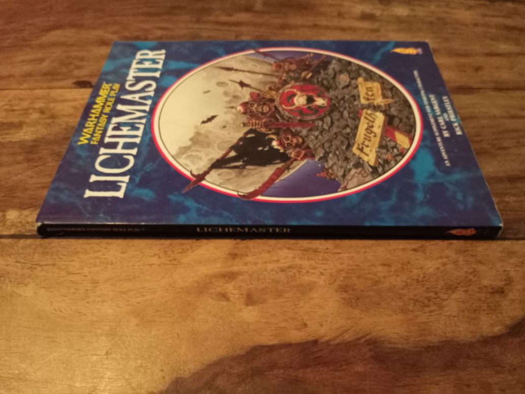 Warhammer Fantasy Roleplay Lichemaster Games Workshop GAW0003-95 1990