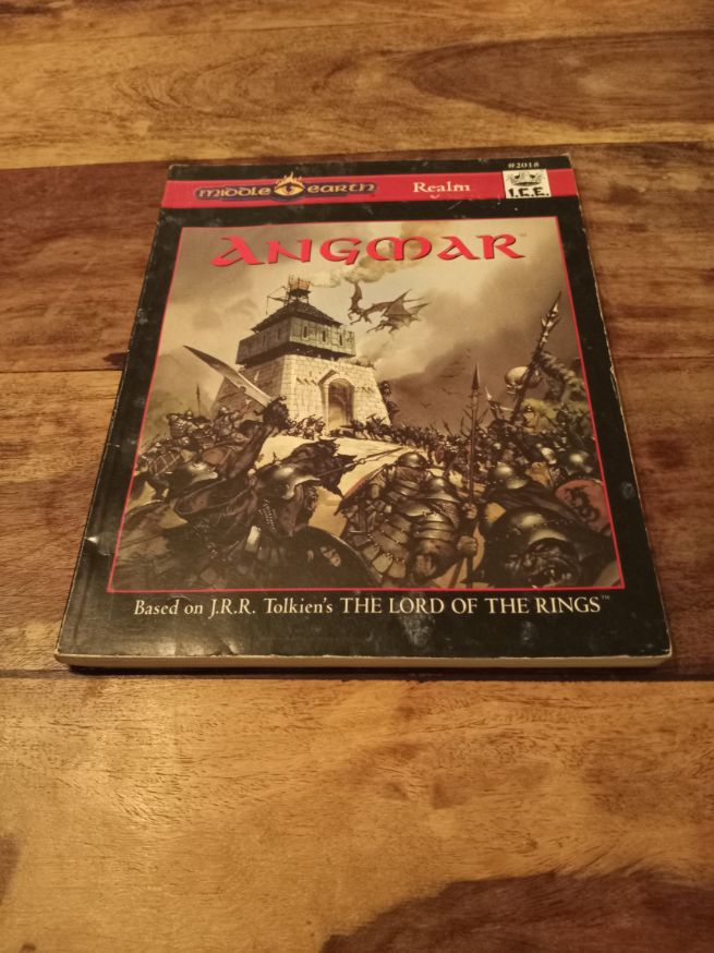 Middle-Earth Angmar I.C.E. #2018 With Map Iron Crown Enterprises MERP 1995