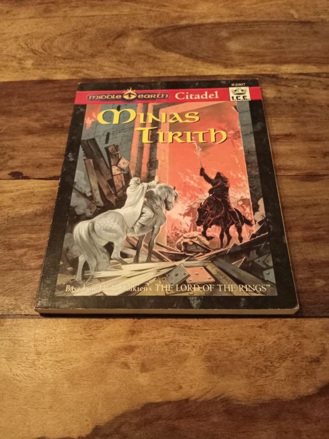 Middle-Earth Minas Tirith Middle-Earth Role Playing 2nd Ed I.C.E. #2007 With Maps MERP 1994
