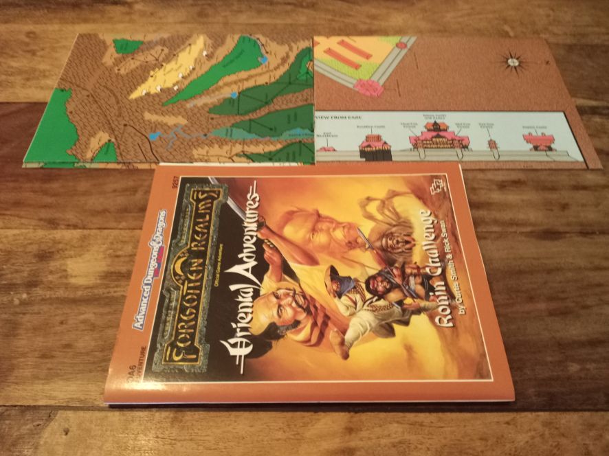 Forgotten Realms Ronin Challenge Oriental Adventures With Maps TSR 9257 AD&D 2nd ed OA6 1990