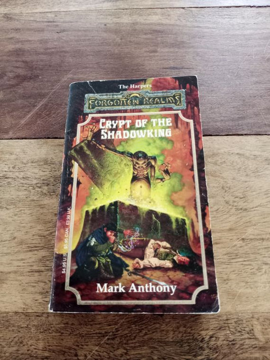 Forgotten Realms Crypt of the Shadowking TSR 8499 The Harpers #6 1993