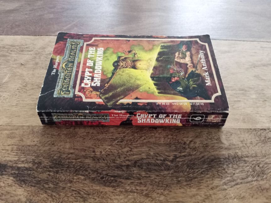 Forgotten Realms Crypt of the Shadowking TSR 8499 The Harpers #6 1993