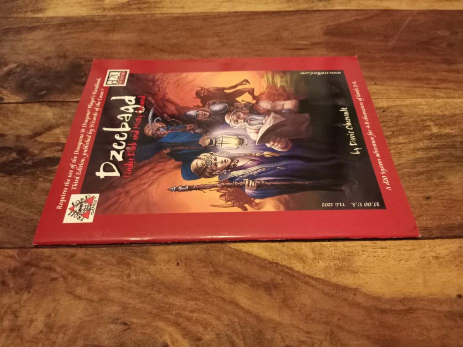 Dzeebagd Under Dark and Misty Ground d20 TLG 1202 Troll Lord Games 2001