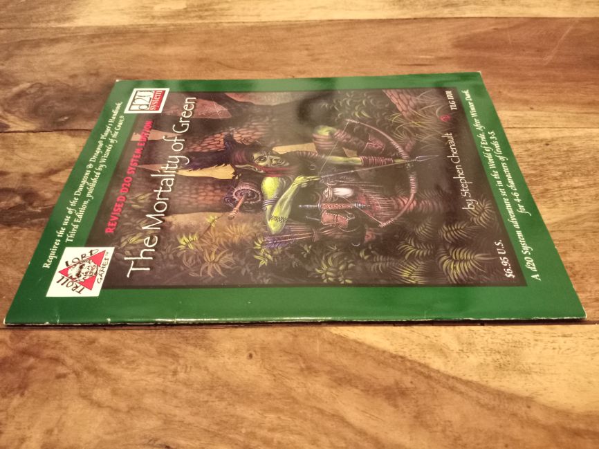 The Mortality of Green d20 TLG 1701 Troll Lord Games 2001