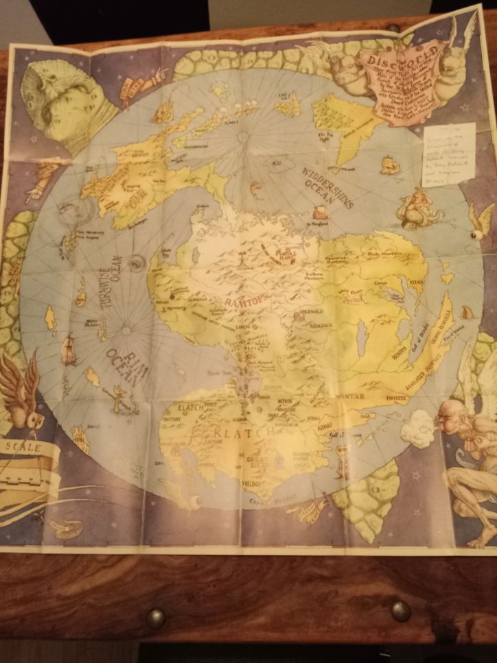 The Discworld Mapp Terry Pratchett No Cover 1995