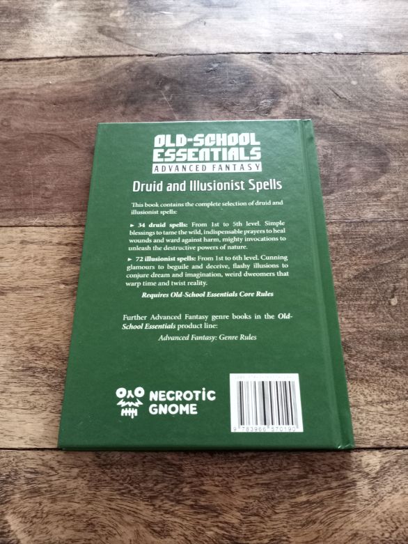 Druid & Illusionist Spells Old-School Essentials NG 0010 Necrotic Gnome 2020