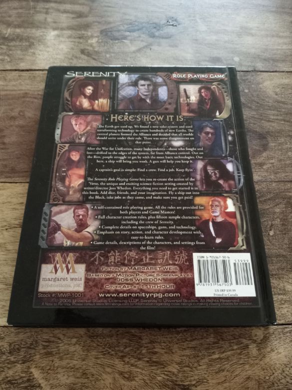 Serenity Role Playing Game Margaret Weis Productions LTD Jamie Chambers 2010