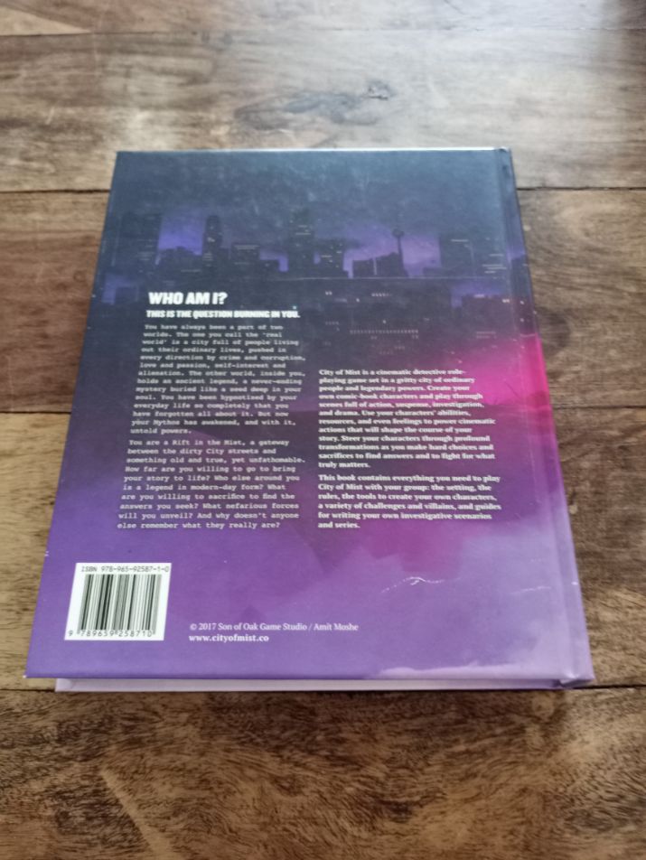 City of Mist Core Book SOG 0001 Son of Oak 2017