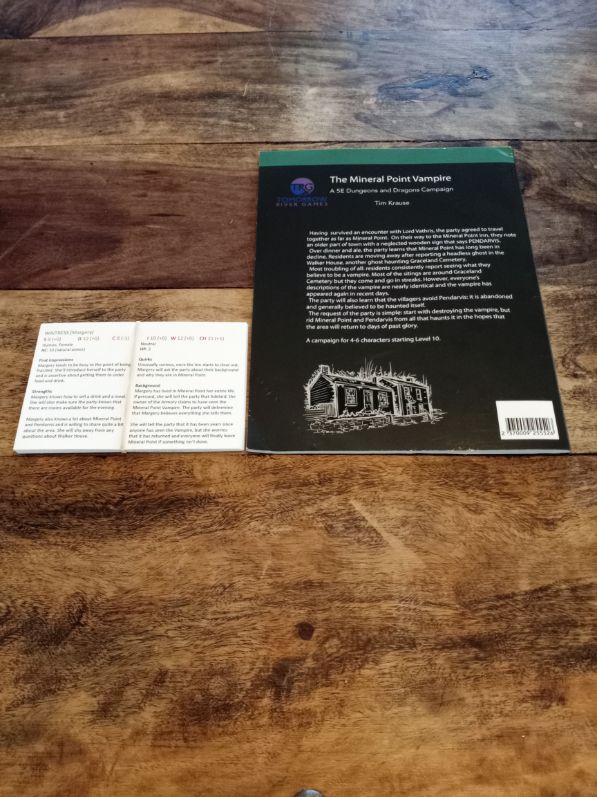 The Mineral Point Vampire Dungeons & Dragons 5th ed 2019