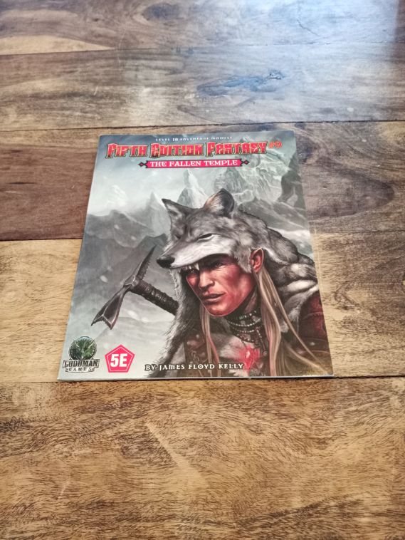 The Fallen Temple Fifth Edition Fantasy #9 Goodman Games