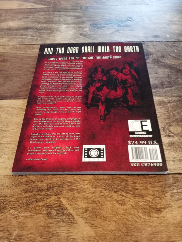 War of the Dead Chapter One CB 6900 Cubicle Seven Savage Worlds 2010