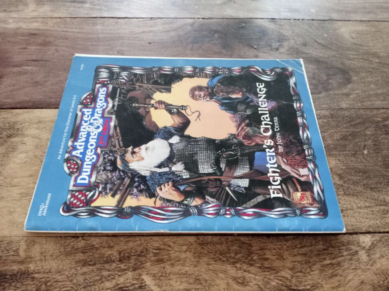 AD&D Fighter's Challenge TSR 9330 Advanced Dungeons & Dragons 2nd Ed 1992