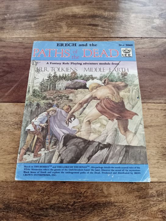 MERP Erech and the Paths of the Dead #8060 Middle-Earth Role Playing 1st Ed I.C.E. 1985