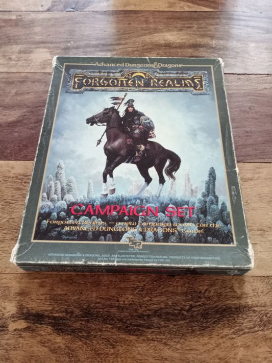 Forgotten Realms Campaign Set Box Set AD&D 1031 TSR 1987
