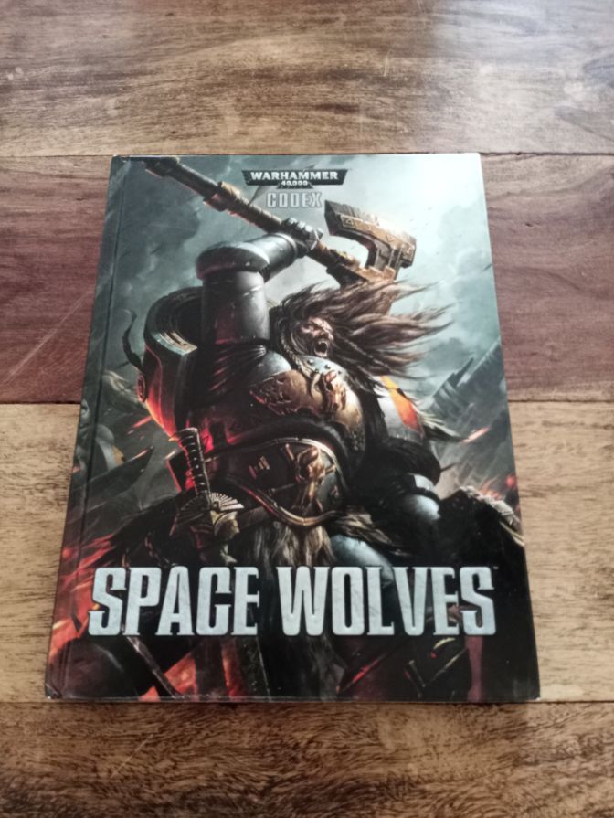 Warhammer 40K Codex Space Wolves Codex 8th Edition Hard Cover