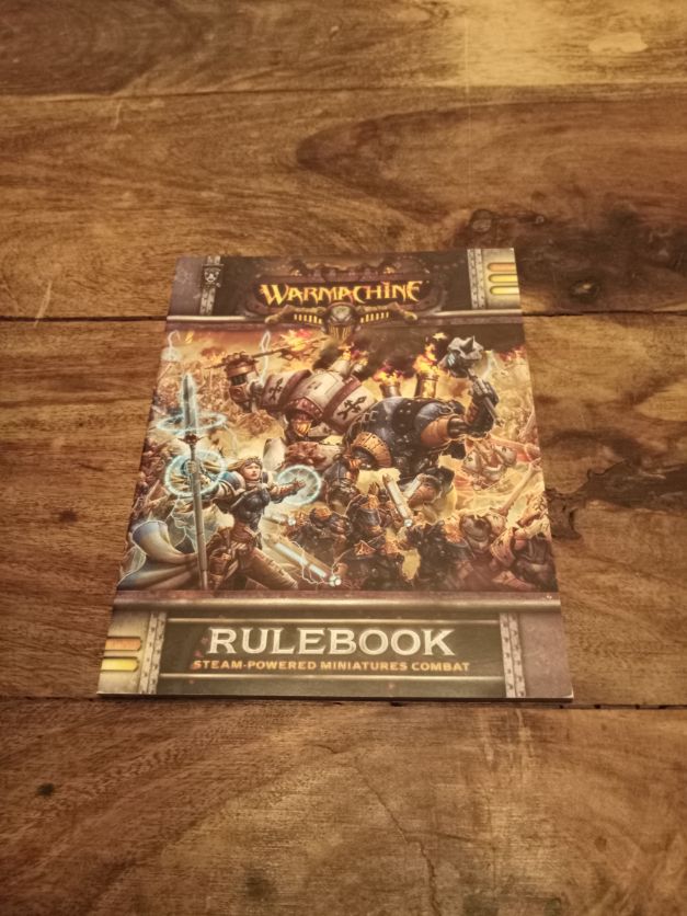 Warmachine Rulebook Steam-Powered Miniatures Combat Privateer Press 2014