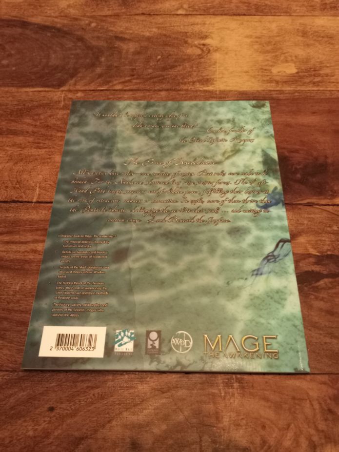 Mage the Awakening Left-Hand Path World of Darkness White Wolf 2012