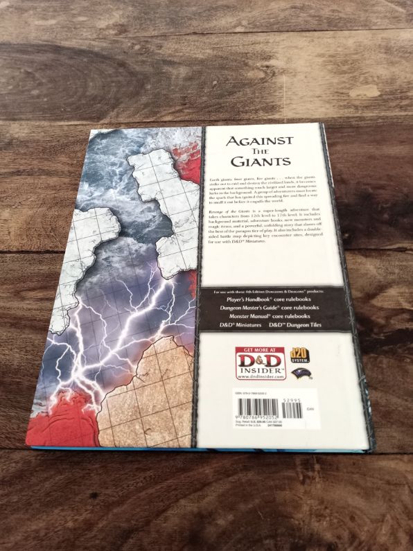 Revenge of the Giants Dungeons & Dragons 4th Ed Hardcover Wizards of the Coast 2009