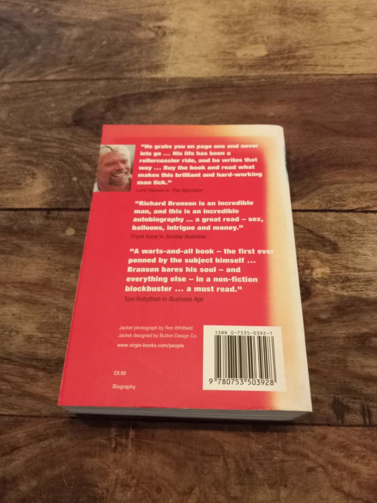 Losing My Virginity Richard Branson 1999
