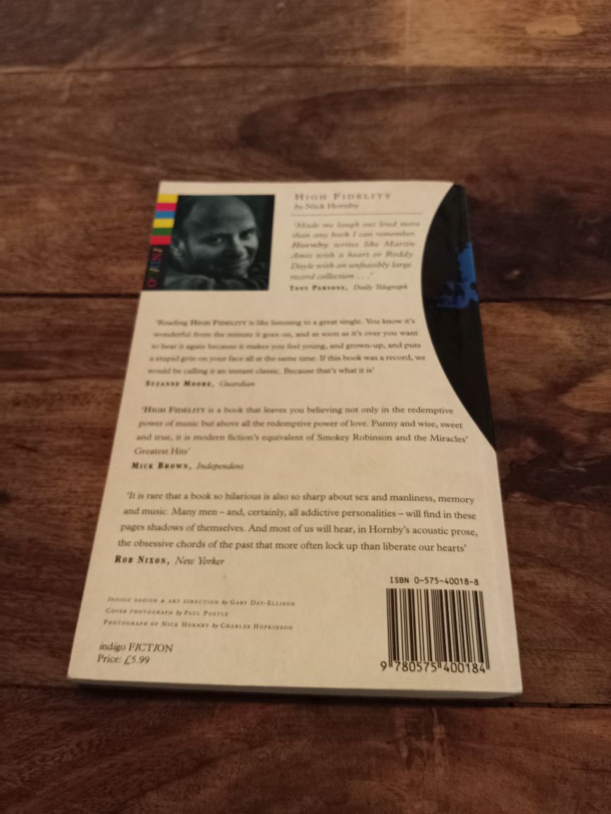 High Fidelity Nick Hornby 1996
