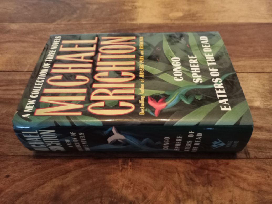 A New Collection of Three Complete Novels Michael Crichton Congo Sphere Eaters of the Dead 1994