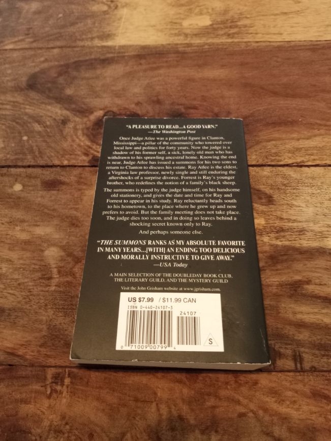 The Summons John Grisham 2012