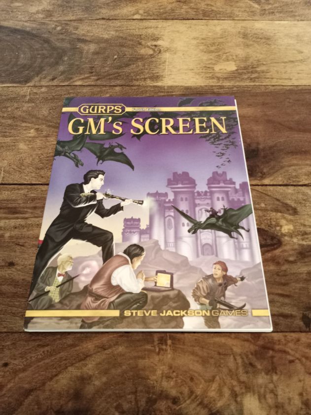 GURPS GM's Screen GURPS 4th Ed Steve Jackson Games 2004