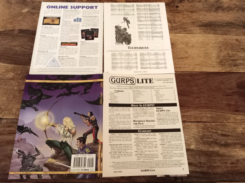 GURPS GM's Screen GURPS 4th Ed Steve Jackson Games 2004