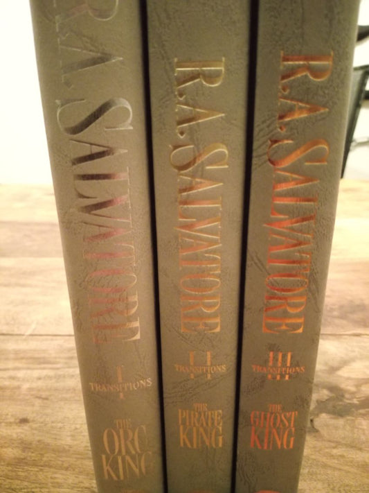 Forgotten Realms Transitions Trilogy R. A. Salvatore Hardback Wizards of the Coast 2008-2009