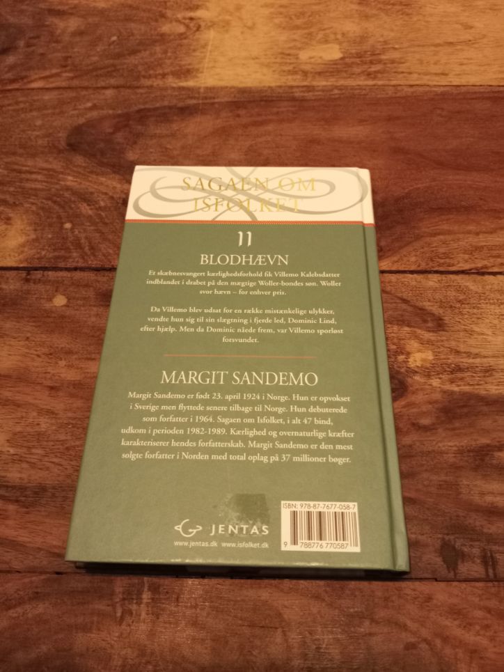 Blodhævn Isfolket # 11 Sagaen om Isfolket Hardcover Margit Sandemo Jentas A/S 2007