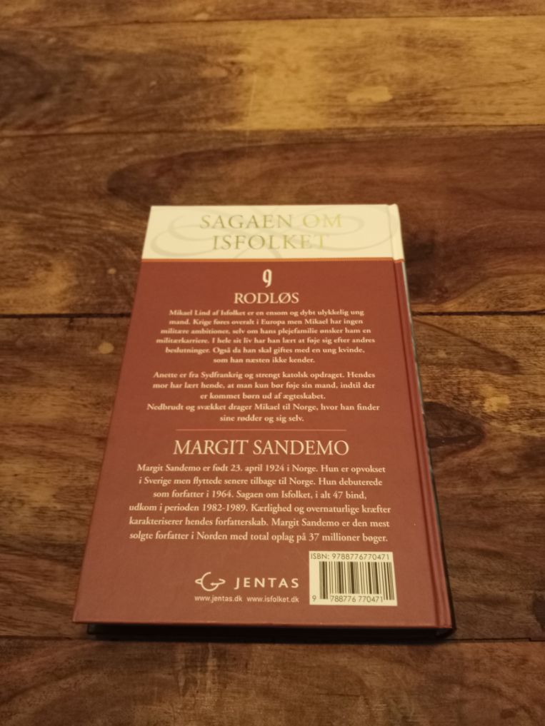 Rodløs Isfolket # 9 Sagaen om Isfolket Hardcover Margit Sandemo Jentas A/S 2012