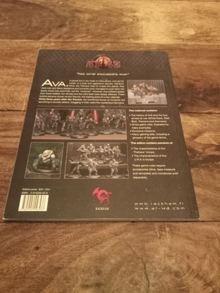 AT-43 Rulebook Rackham 2007