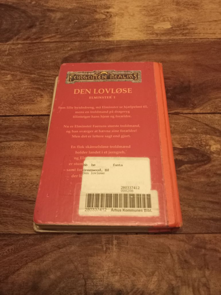 Forgotten Realms Den Lovløse Ed Greenwood Tellerup 1999