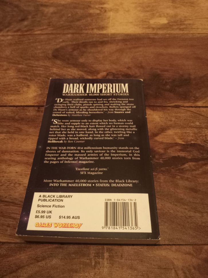 Dark Imperium Gus Haley Marc Gascoigne Andy Jones Warhammer 40k Black Library 2001