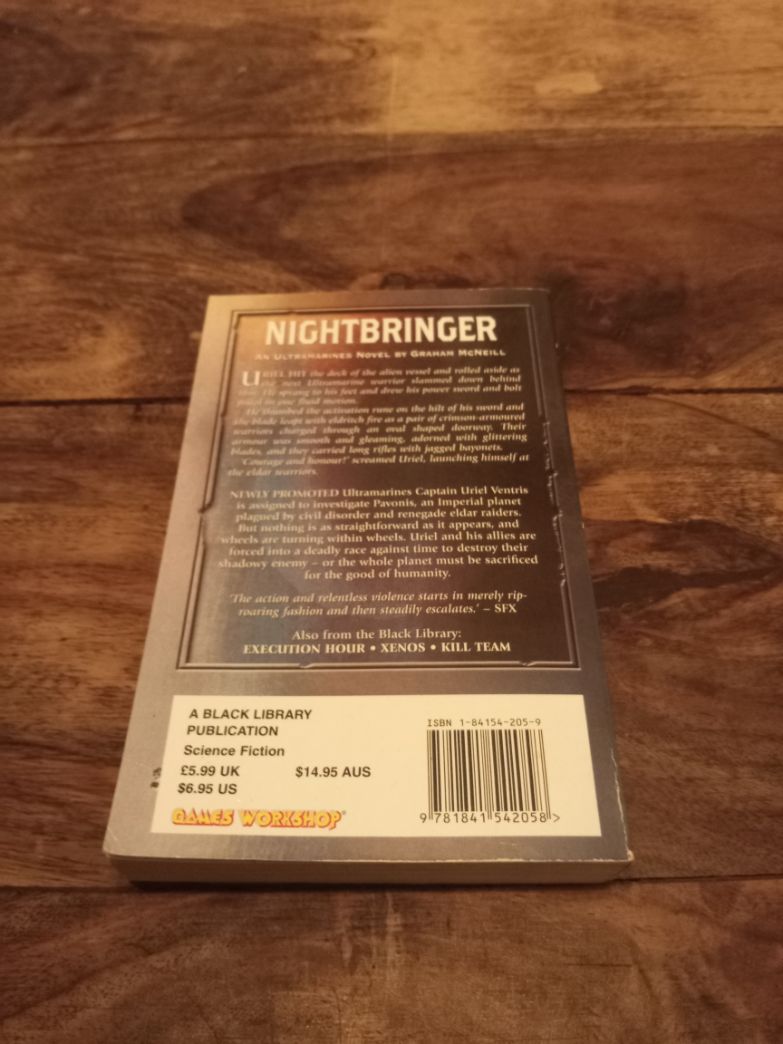 Nightbringer Ultramarines Novel Graham Mcneill Warhammer 40K Black Library 2005