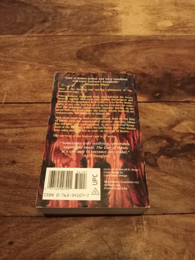 The Lair of Bones The Runelords #4 David Farland 2000
