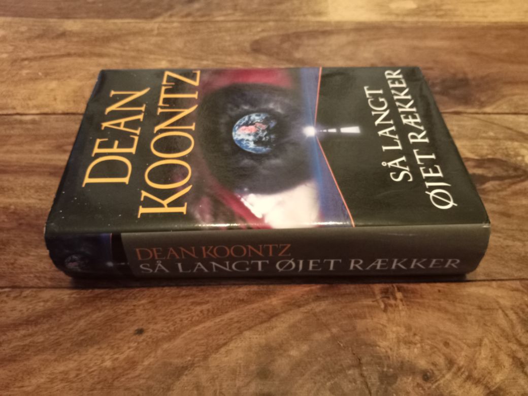 Så Langt Øjet Rækker Dean R. Koontz Hardcover Forlag Cicero 2001