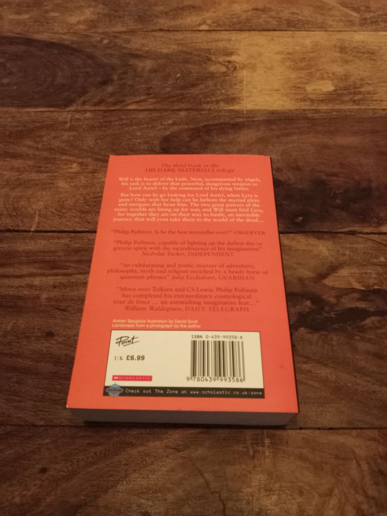 The Amber Spyglass His Dark Materials #3 Philip Pullman Scholastic