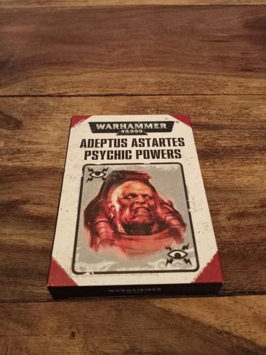 Warhammer 40,000 Datacards Adeptus Astrates Psychic Powers