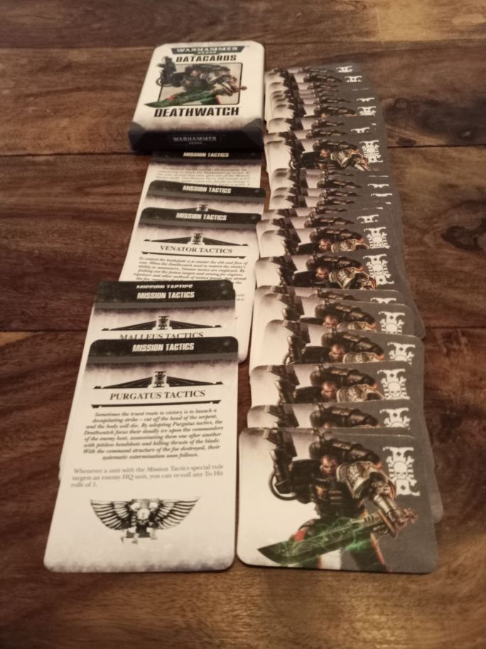 Datacards Warhammer 40,000 Deathwatch