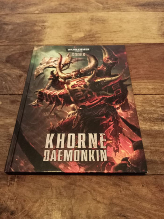 Warhammer 40k Codex Khorne Daemonkin 7th Edition Hardcover