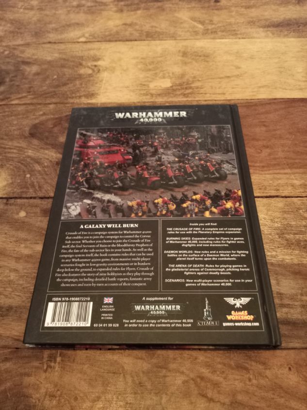 Warhammer 40,000 Crusade of Fire Campaign Expansion Games Workshop