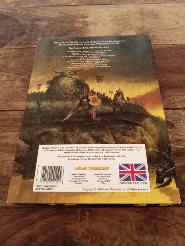 Warhammer Realm Of Chaos The Lost And The Damned Games Workshop 1990