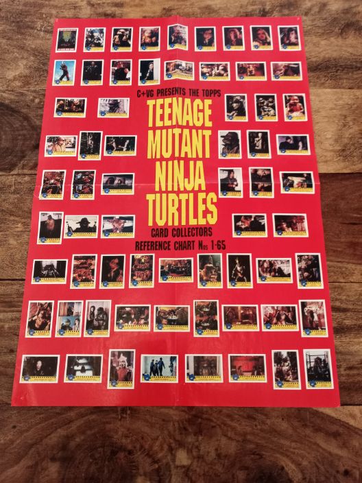 Teenage Mutant Ninja Turtles Card Collectors Poster