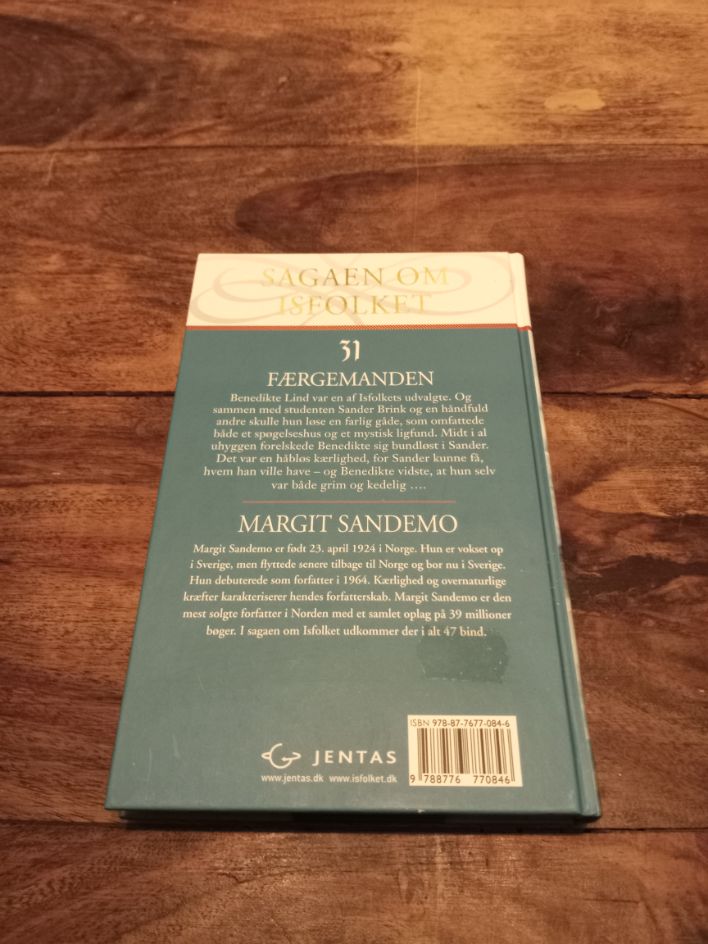 Færgemanden Isfolket # 31 Sagaen om Isfolket Hardcover Margit Sandemo Jentas 2009