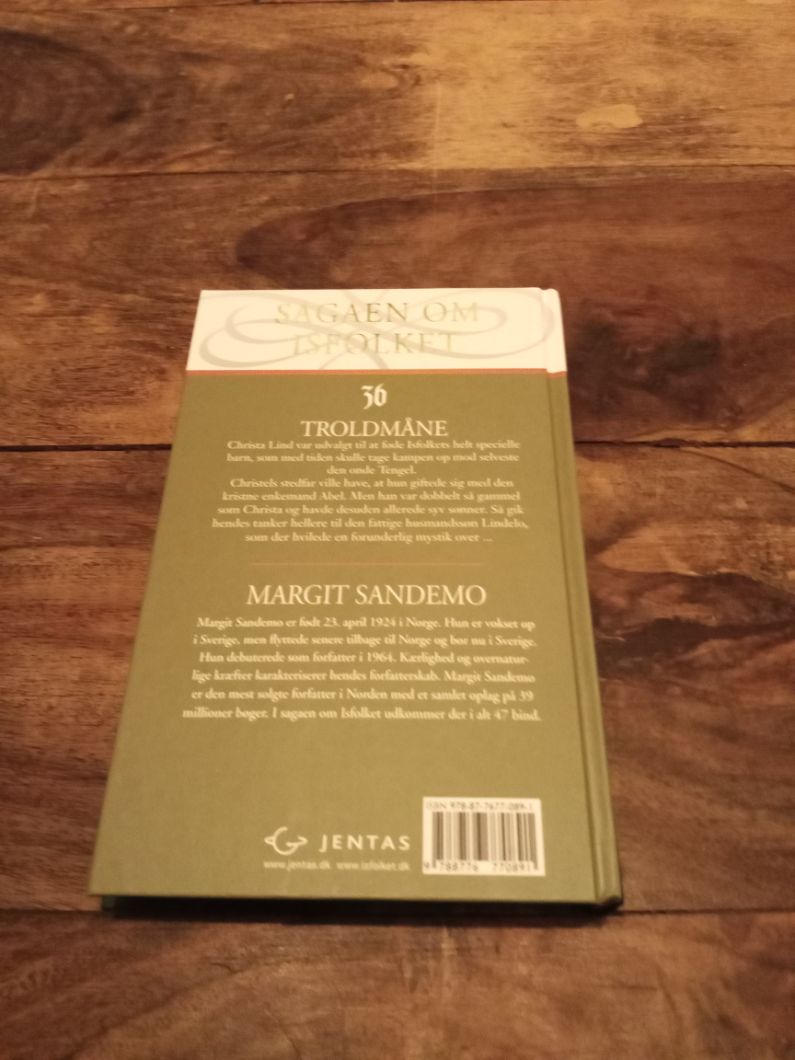 Troldmåne Isfolket # 36 Sagaen om Isfolket Hardcover Margit Sandemo 2010