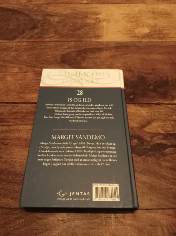 Is og ild Isfolket #28 Sagaen om Isfolket Hardcover Margit Sandemo 2009