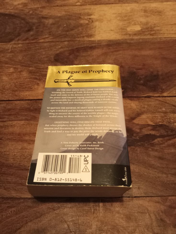 Temple Of The Winds Sword of Truth #4 Terry Goodkind 1997