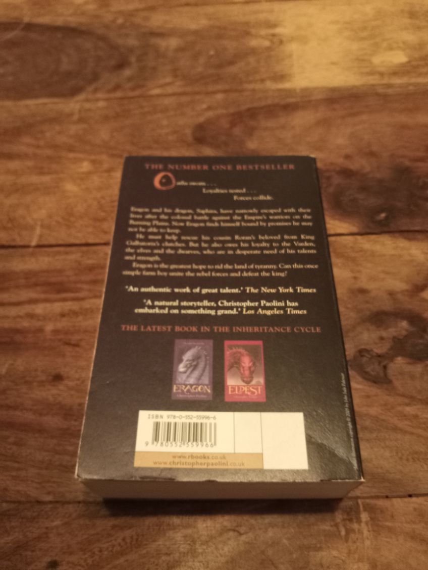 Brisingr Inheritance Cycle #3 Christopher Paolini 2008
